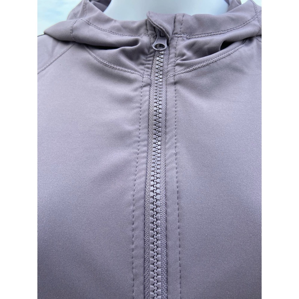 Yogalicius Full Zip Jacket with hoodie frosted lilac SZ XS * wom166 - Picture 4 of 12